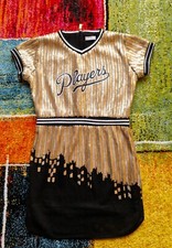 Abito vestito ragazza,Oro e Nero,con paillettes,Fun&Fun by Marc Ellis,Tg.14 anni