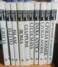 Le Grandi Civiltà 10 vol Storia Giappone India Roma Maya Islam Grecia Sumeri 