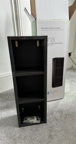 New roca grey open shelving - new,