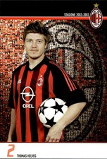 Cartolina Calcio AC Milan