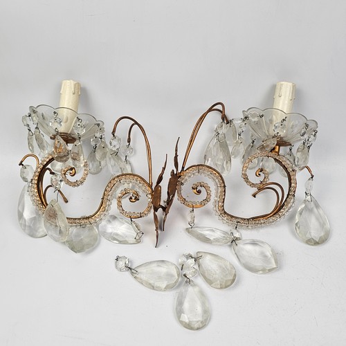 Coppia applique parete vintage - coppia,