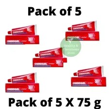 5 x Omnigel Pain Relief Gel 75
