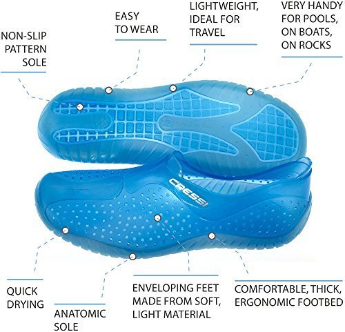 Scarpetta cressi nuoto azzurro - cressi,