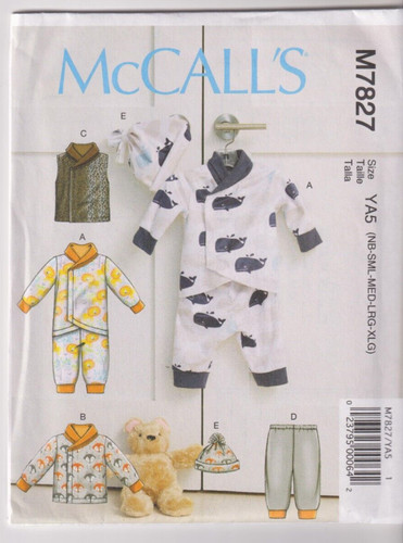 7827 mccalls giacca bunting - 7827,