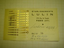 1 PAIRE D'AIGUILLES NOS