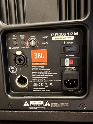 Jbl prx 612m coppia - jbl,