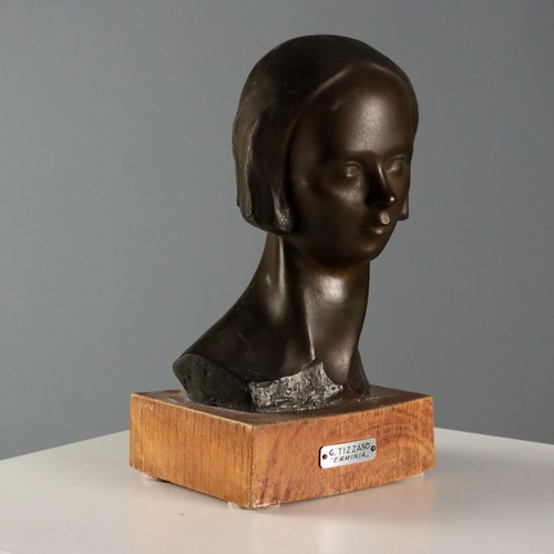 Testa fanciulla scultura di - scultura,