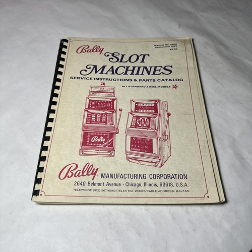 Bally 1973 slot machines - bally,