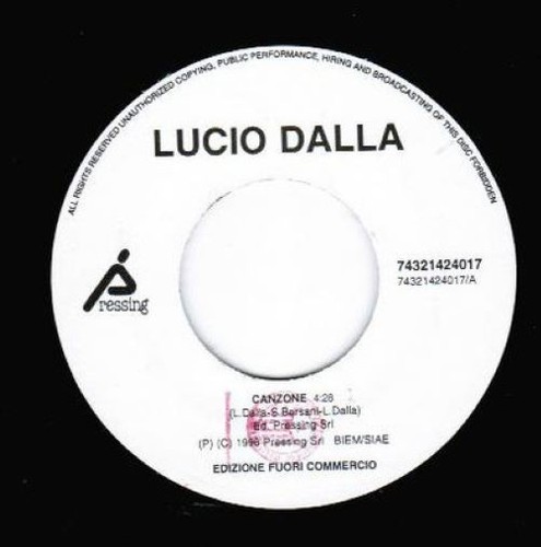 Lucio dalla raro promo juke - dalla,
