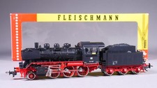 H0 DC Fleischmann 4141 locomotiva trainata BR 24 067 DB in confezione originale #Mo_620