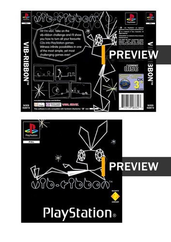 Vib ribbon - -, cover
