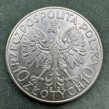 Moneta Argento Polonia 10