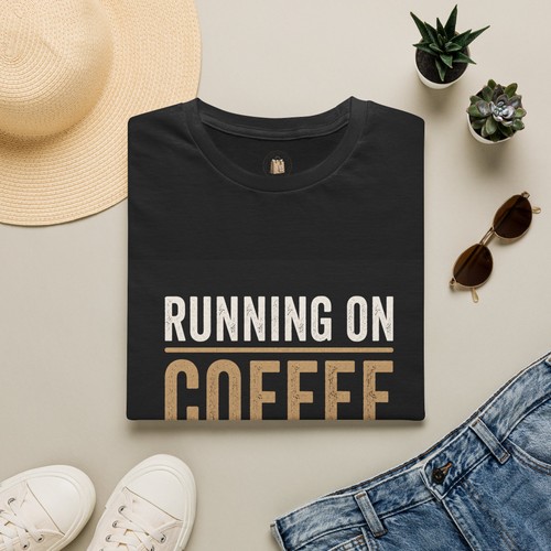 Maglietta running coffee - running,