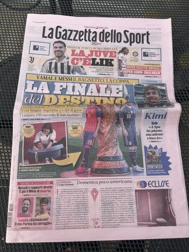 Giornale calcio luglio 2026 - calcio,
