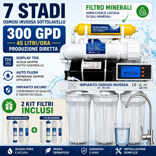 Depuratore acqua sottolavello - depuratore,