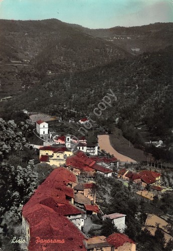 Cartolina lisio panorama 1964 - cartolina,