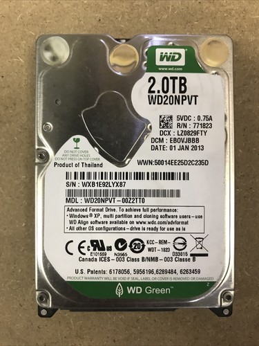 Wd20npvt western digital - wd20npvt, 2