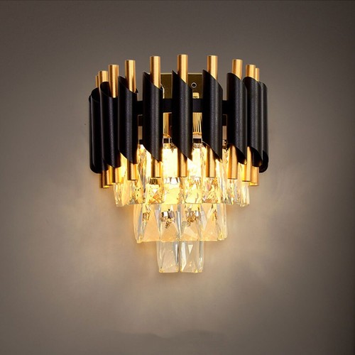 Modern black gold crystal - gold,