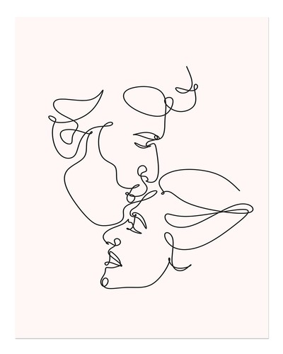 Arte linea minimalista - di,
