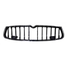 Mascherina Griglia Nera Lucida Sensori Cornice Cromata Per Maserati Ghibli 2013-