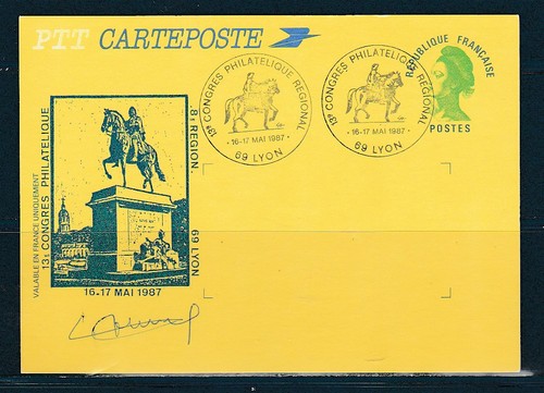 Carte entier repiqué - carte,
