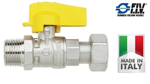 Valvola sfera gas - sfera, maschio