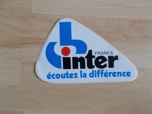 Adesivo radio france inter - adesivo,