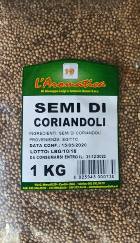 Semi coriandolo kg spezia - semi,