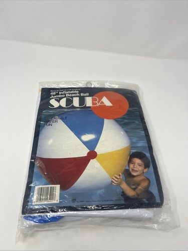 Vintage jumbo beach ball - ball, 48”