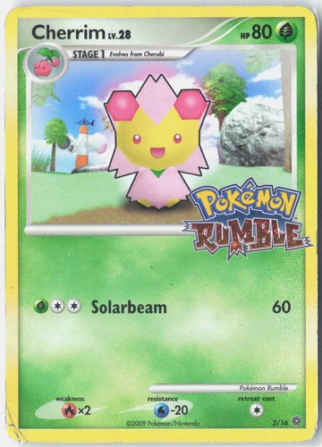 Carta pokemon cherrim - pokemon,