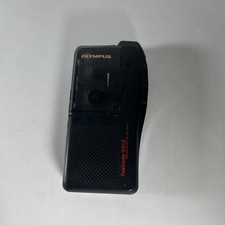 Registratore Vocale Olympus S912 Microcassette Pearlcorder Dictaphone Nera