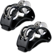 Tamburello a Pedale Strumento Musicale a Percussione Con Campanellini in Acciaio