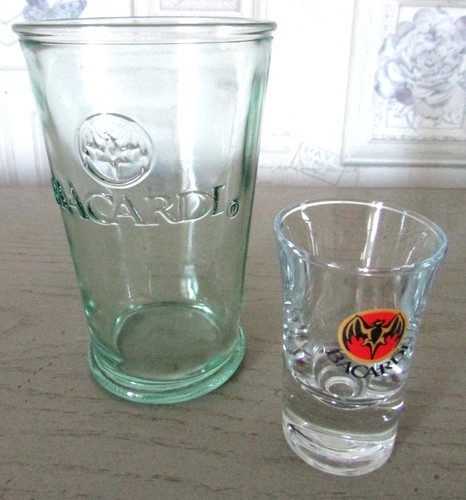 Lot verres bacardi logo - lot,