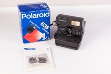 Polaroid 636 Close Up fotocamera istantanea con tracolla e flash integrato.  Con scatola