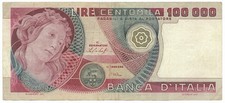 100000 LIRE BANCA D'ITALIA