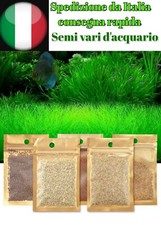 semi prato acquario facile, SMALL LEAF - BIG LEAF - SMALL COW HAIR- BIG COW HAI