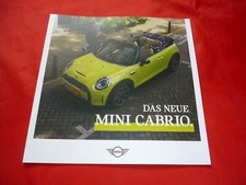 MINI Cabrio F57 One Cooper S depliant brochure depliant folleto dal 2021
