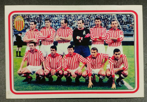 Cartolina squadra calcio - cartolina,