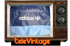 Giubbino K-way Adidas anni 80 raro vintage rain-jacket con cappuccio estraibile