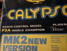 Aviomodelli Calypso kit aereo radiocomandato nuovo scatola aperta