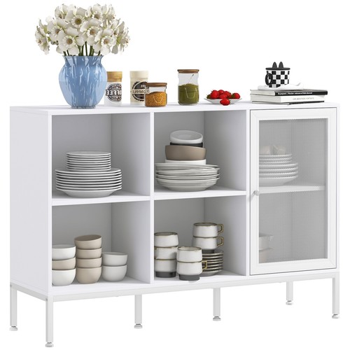 Homcom mobile buffet - buffet, con