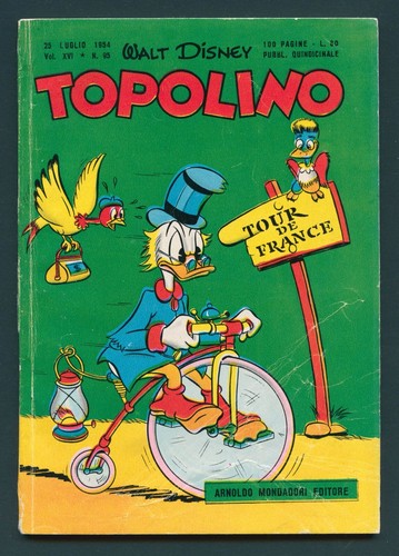 Topolino mondadori 1954 - topolino,