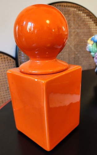 Vaso ceramica con - , tappo