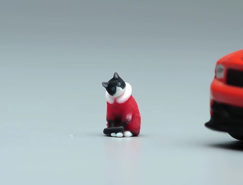 Painted figure model - 1:64,