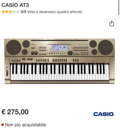 Tastiera casio è - tastiera, at-3