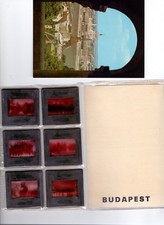 BUDAPEST 6 Film Diapositive + Cartolina