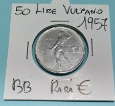 50 lire 1957(5) Vulcano  BB