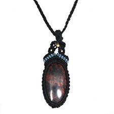 Collana macramè gioielli in