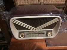  Radio da comodino in bakelite bicolore, no plastica, funzionante