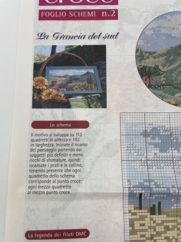 Schema punto croce francia del - punto,